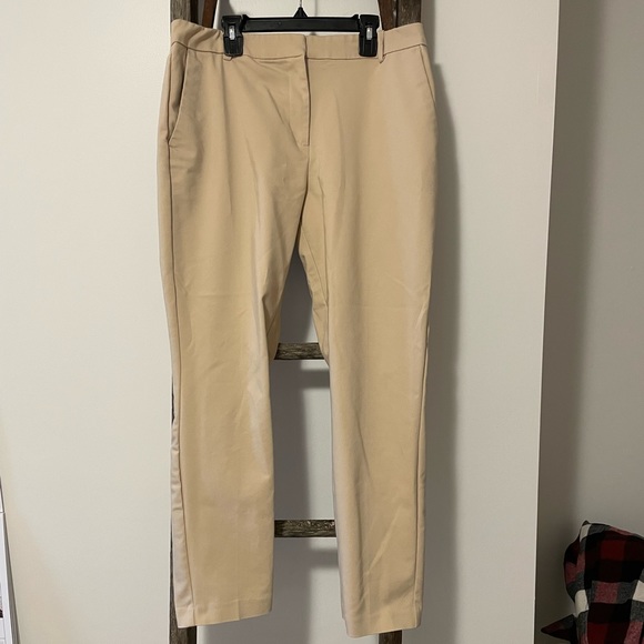 H&M Cream Straight Leg Women’s Slacks - Picture 1 of 9